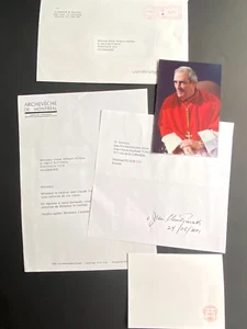 JEAN-CLAUDE TURCOTTE (†2015) cardinal  autograph signed convolute from 2001 - Picture 1 of 1