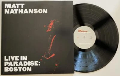 Matt Nathanson Live in Paradise: Boston dbl LP M- Acrobat Alt Pop (2021) RARE - Image 1 of 4