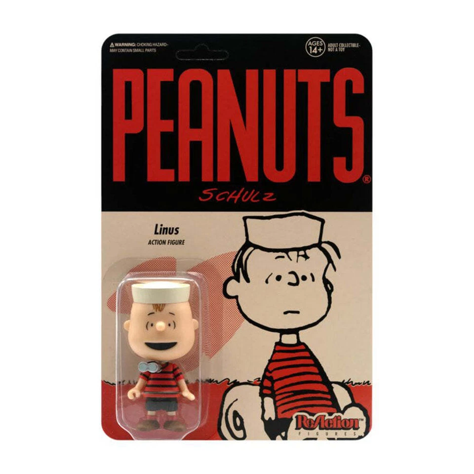 Super7 Reaction Peanuts Figurine Camp Linus
