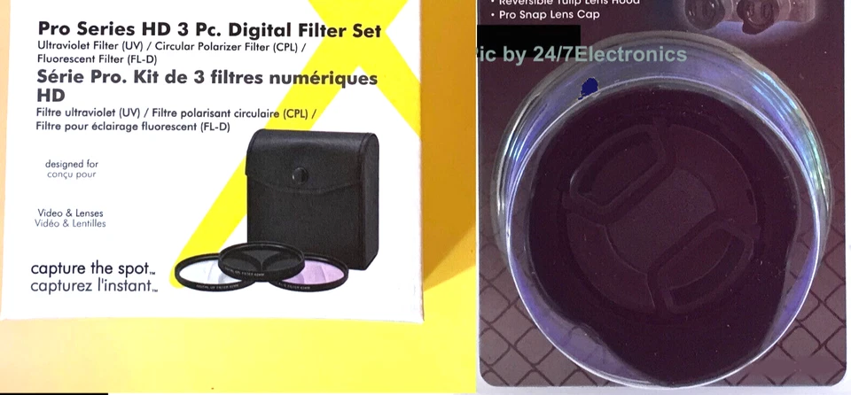 FILTER KIT+FLOWER HOOD+CAP 72mm Z6 Z7 Nikon NIKKOR Z 24-70mm f/4 LENS - Image 1 of 4