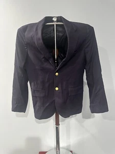 LAUREN Ralph Lauren Kids Classic Suit Separate Jacket 14 Navy Small Hole See Pic - Picture 1 of 9