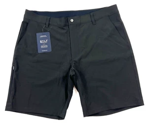 BYLT Kinetic Shorts Mens Size 2XL Black Poly Stretch Casual Performance Golf NEW - Picture 1 of 15