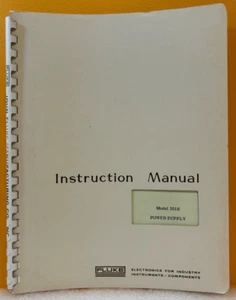Fluke 1968 Model 301E Power Supply Instruction Manual. - Picture 1 of 2