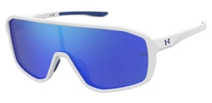NEW Under Armour UAR UAGAMEDAYJR Sunglasses 0WWK MTWHTBLU 100% AUTHENTIC - Picture 1 of 1