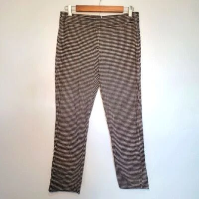 Pantalones negros Talbots Signature con lunares blancos para mujer talla 4 bolsillos traseros Foto 1 de 4