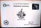 FIRST DAY OF ISSUE 5c EMBOSSED STAMP ENVELOPE  CEREMONY PROGRAM JAN 4 1965