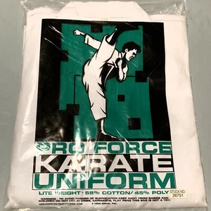 NEW Sz 5 Awma ProForce Gi Karate Uniform White Cotton Light Weight Martial Arts - Picture 1 of 3
