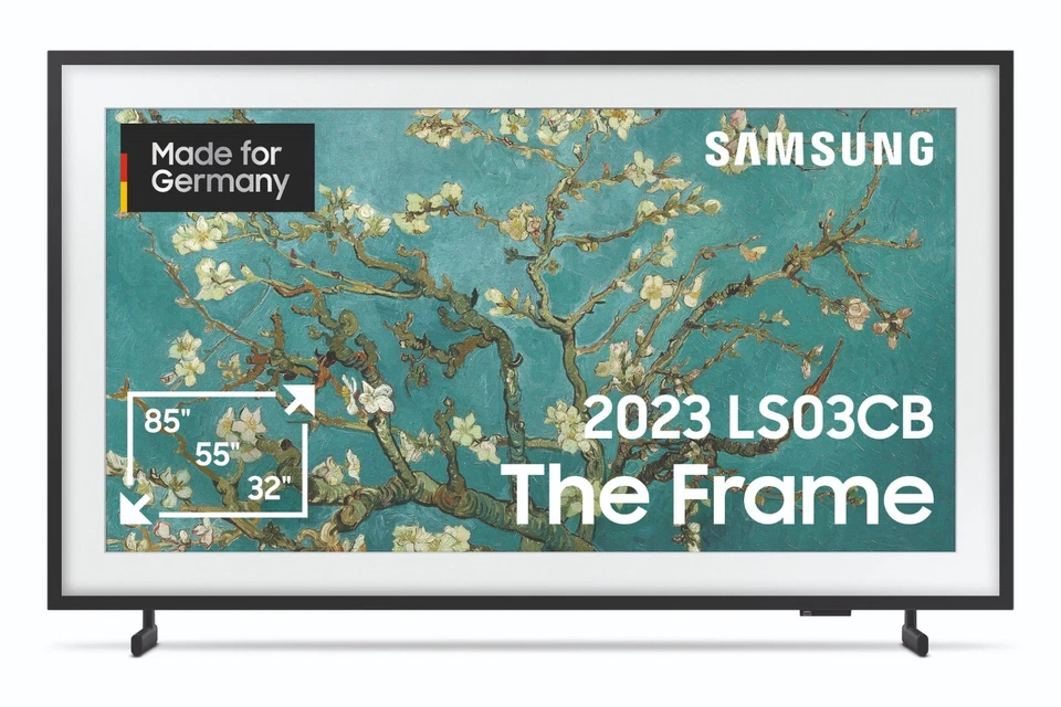 Samsung The Frame GQ-32LS03C 32 Zoll FullHD QLED Smart TV - Schwarz