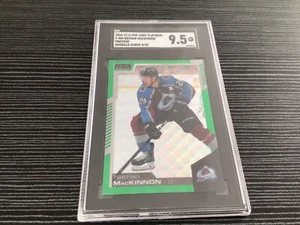 2020-21 O-Pee-Chee Platinum Preview Emerald Surge Nathan MacKinnon 5/10 SGC 9.5 - Picture 1 of 3