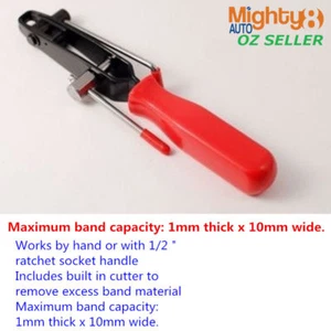 CV Joint Boot Clamp Wrench Hose Clip Tightening Bending Tool Built-in Cutter - Picture 1 of 5