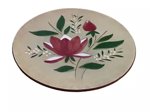 1950's MCM Magnolia Stangl Pottery Floral 10" Dinner Plate Vintage Discontinued - Picture 1 of 4