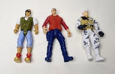 3 Vintage GI Joe Action Figure 1980s 1990s ?? - Image 1 of 4