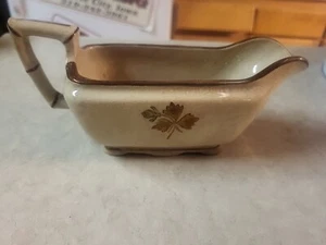ANTIQUE ROYAL IRONSTONE CHINA GRAVY BOAT ALFRED MEAKIN ENGLAND - Picture 1 of 6