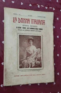 LA DONNA ITALIANA MAGAZINE YEAR I NO. 1 ZOPEGNI ROMAN CAMPAIGN  - Picture 1 of 1