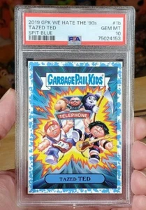 Garbage Pail Kids Tazed TED 1b BLUE PSA 10 GEM Bill & Ted's Excellent Adventure - Picture 1 of 5