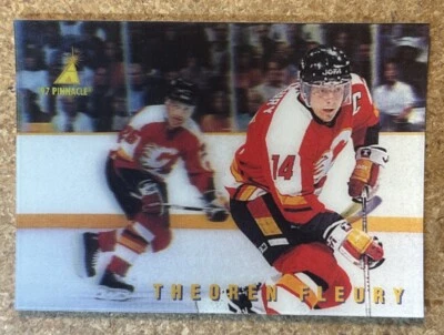 1996-97 Pinnacle McDonald's Premier Ice Breakers Theoren Fleury #McD-15 - Image 1 of 2