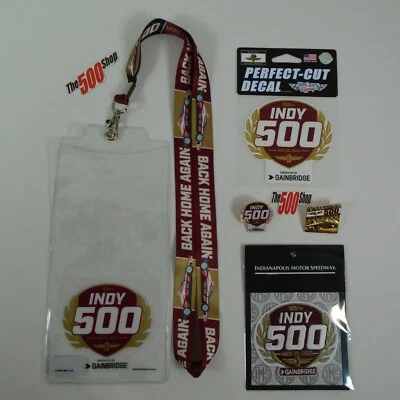 2022 Indy 500 106TH Collector Event Lapel Pins Patch Decal Lanyard Ticket Holder - Image 1 of 4