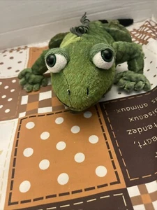 PLUSH DOLL FIGURE 15" GREEN REALISTIC LIFELIKE IGUANA GANZ WEBKINZ TOY (NO CODE) - Picture 1 of 10