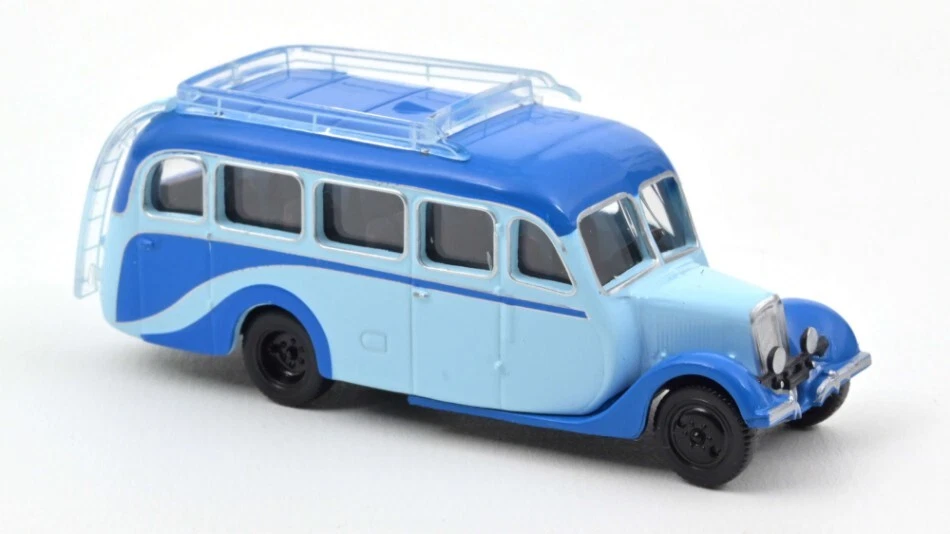 Citroen U23 Autocar 1947 Clear & Middle Blue 1:87 Model 159922 NOREV - Immagine 1 di 1