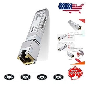 Leistungsstarker 10GBase-T SFP+ Transceiver - Plug and Play Ethernet Adapter - Bild 1 von 8