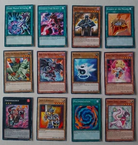 Yu-Gi-Oh! Trading Card Game LOT K of 12 CARDS Kazuki Takahashi 1996 Konami - Picture 1 of 1
