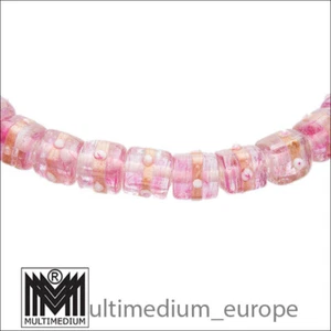 Murano Glas Halskette Collier Rosa Pink Einschmelzung glass necklace - Bild 1 von 4