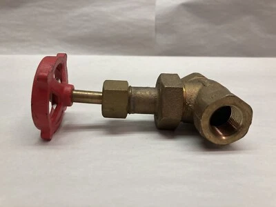 Milwaukee Valve,593A 1/2 Inch,Threaded Globe Valve 300 SWP 1000 WOG - Image 1 of 4