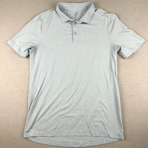 Polo Lululemon uomo evoluzione uomo blu medio grigio golf tempo libero - Foto 1 di 9