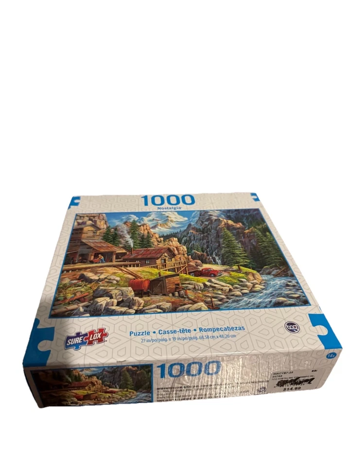 Prospecting Old Digs Nostalgia 1000 шт. Пазл Sure Lox Новый - Изображение 1 из 4
