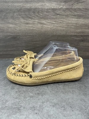 Minnetonka Zapatos Mujer Talla 6 Thunderbird Mocasines Zapatillas Suela Suave Foto 1 de 4