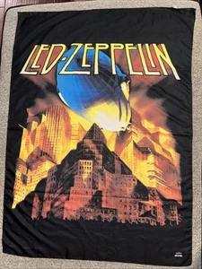 Vintage Led Zeppelin Hanging Wall Art Banner Flag Tapestry 41x30in 1997 - Picture 1 of 7
