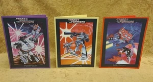 3er Set Vintage 80’s TRANSFORMERS Portfolio Folder old stock Optimus Megatron  - Bild 1 von 3