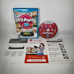 Wii Party U (Nintendo Wii U, 2013) Videospiel CIB komplett mit Anleitungen, Einlagen - Bild 1 von 7