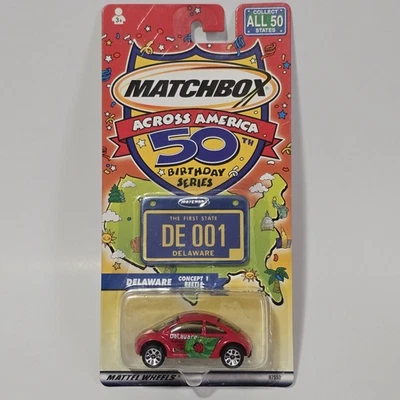 2001 Matchbox Delaware Volkswagen Concept 1 VW Beetle 50th Birthday Series - Image 1 of 3