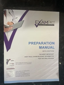 ExamPro Preparation Manual 26th Edition Oral Board OB GYN Prep Paperback - Bild 1 von 6