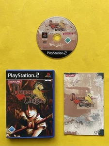 DEMON CHAOS PS2 Playstation II Spiel ANIME Uncut 80 Konami OVP Cib BOX Set 3 2 1 - Bild 1 von 4