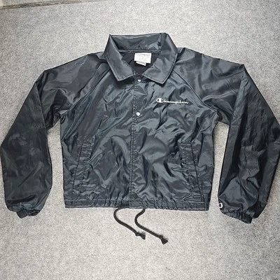 Champion Heritage Woven Coaches Lightweight Jacket Black Women's Size Small - Image 1 of 4