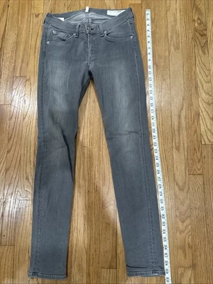 Rag & Bone Skinny Jeans – Grey Buxton Wash – Size 28 - Image 1 of 4