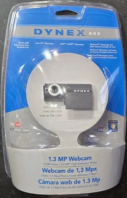 Dynex 1.3 MP USB Webcam DX-WEB1C Brand New Sealed - Image 1 of 4