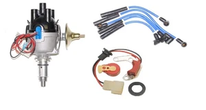 Electronic Distributor for FORD  CONSUL MK 1 1500 + Leads + Kit Positive Earth - Picture 1 of 3