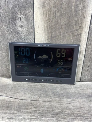 AcuRite Weather Station Forecaster Digital Color Display 75108-RX - Image 1 of 4