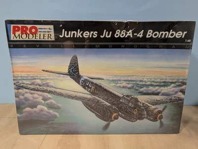 Monogram Pro Modeler 1/48 Scale Junkers Ju 88A-4 German Bomber Model Kit  - Image 1 of 4