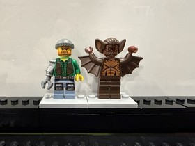 LEGO Monster Fighters Jack McHammer And Bat Monster Minifigure ONLY