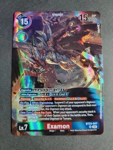 Examon BT23-047 SR Super Rare Digimon Hackers' Slumber - Picture 1 of 2