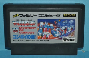 Transformers: Convoy no Nazo Nintendo Famicom  TFC-TF Clean & Tested US Seller - Picture 1 of 3