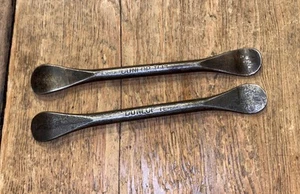 VINTAGE 7 “ DUNLOP TYRE LEVERS X2 VINCENT BSA NORTON TRIUMPH MOTORCYCLE TOOLKIT - Picture 1 of 6