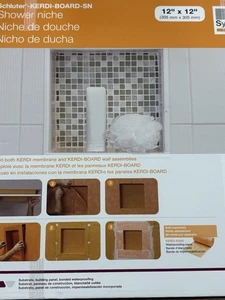 Nuovo lotto di 2 nicchie doccia Schluter Kerdi 12”x12” - Foto 1 di 3