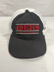 San Francisco 49ers Hat NFL Pro Line by Fanatics Trucker Adjustable Cap Black - Picture 1 of 10