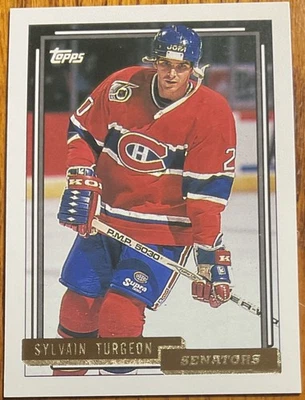 1992-93 Topps Gold Sylvain Turgeon #375 Ottawa Senators - Image 1 of 2