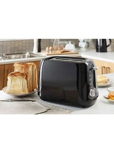Black 2 Slice Toaster,7 Shade Settings,3 Cooking Modes Thick Bread Toaster 1000W - Picture 1 of 3